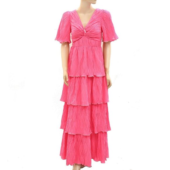 strapless open back dress Saylor Floral Maxi  NOMADAPR